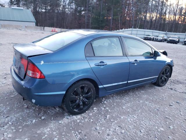 1HGFA16817L090084 - 2007 HONDA CIVIC EX BLUE photo 3