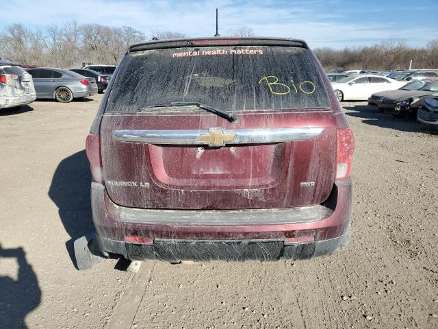 2CNDL23F786013363 - 2008 CHEVROLET EQUINOX LS BURGUNDY photo 6