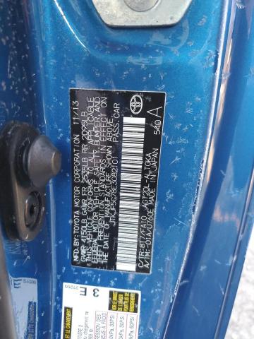 JTKJF5C78E3082101 - 2014 TOYOTA SCION TC 蓝色 照片 12