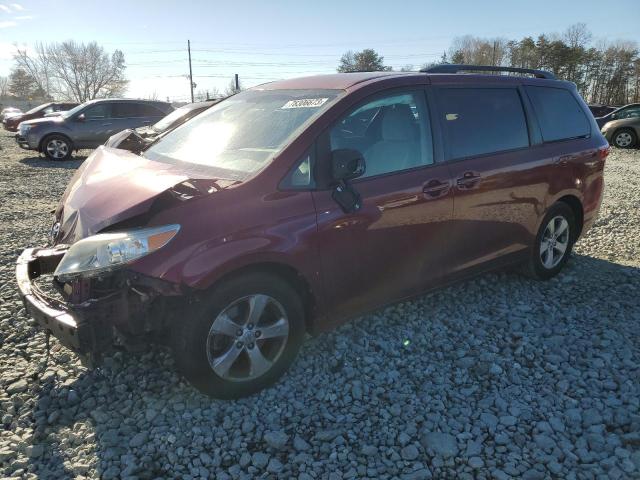 5TDKK3DC5FS633222 - 2015 TOYOTA SIENNA LE BURGUNDY photo 1