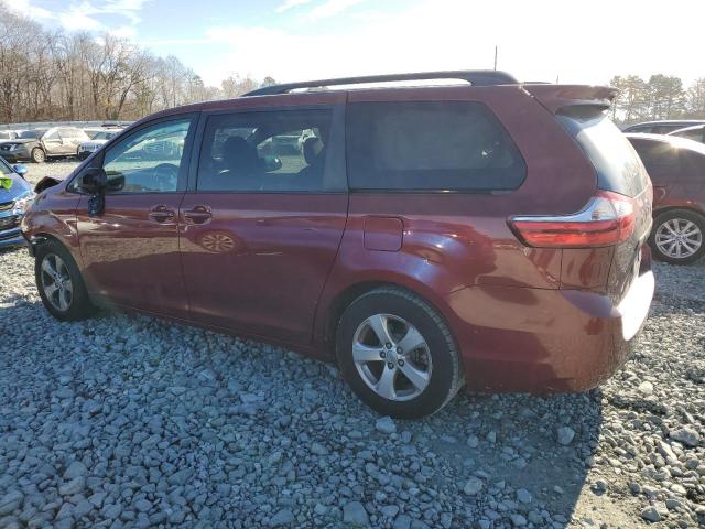 5TDKK3DC5FS633222 - 2015 TOYOTA SIENNA LE BURGUNDY photo 2