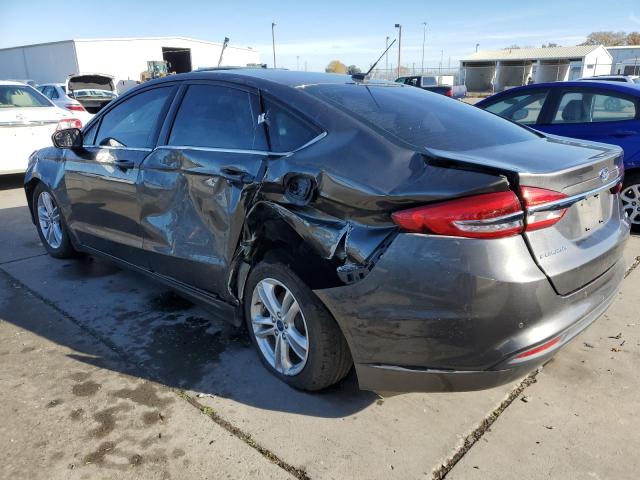 3FA6P0HD5JR268661 - 2018 FORD FUSION SE GRAY photo 2