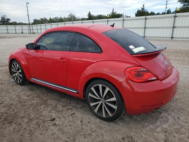 3VWVA7AT1DM616181 - 2013 VOLKSWAGEN BEETLE TURBO RED photo 2