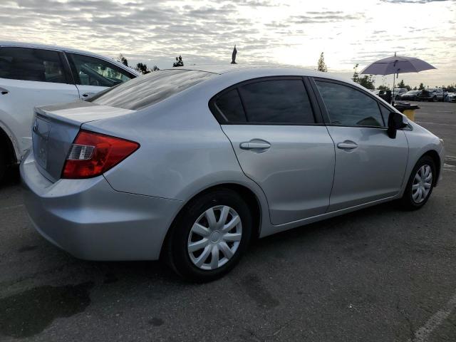 2HGFB2F58CH325743 - 2012 HONDA CIVIC LX SILVER photo 3