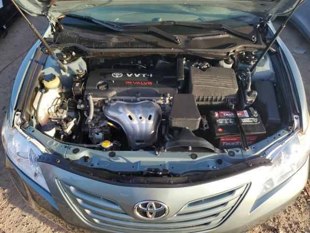 4T1BE46K87U563693 - 2007 TOYOTA CAMRY CE GREEN photo 11