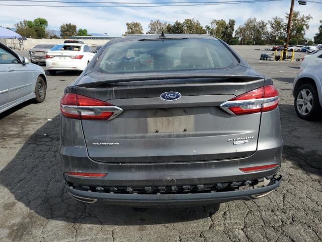 3FA6P0D92LR152581 - 2020 FORD FUSION TITANIUM GRAY photo 6