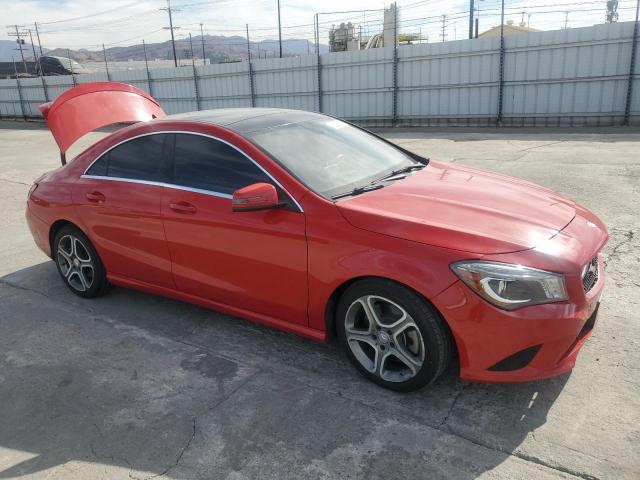 WDDSJ4GB9EN087353 - 2014 MERCEDES-BENZ CLA 250 4MATIC RED photo 4