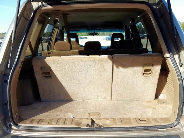 2HKYF18443H533393 - 2003 HONDA PILOT EX GOLD photo 9