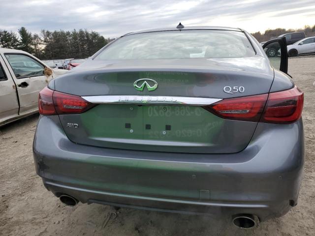 JN1EV7BR0NM342076 - 2022 INFINITI Q50 LUXE GRAY photo 6