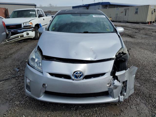 JTDKN3DU4A5128142 - 2010 TOYOTA PRIUS SILVER photo 5