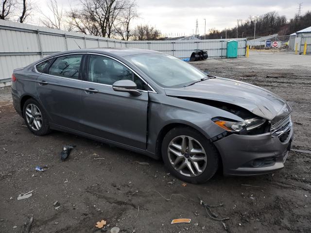 3FA6P0HD2ER253315 - 2014 FORD FUSION SE GRAY photo 4