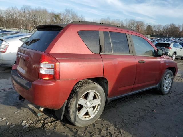 1J8FF47WX7D241120 - 2007 JEEP COMPASS RED photo 3