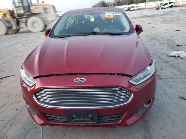 3FA6P0H76GR160388 - 2016 FORD FUSION SE BURGUNDY photo 5