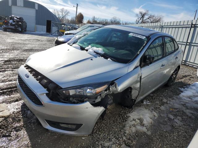 1FADP3H27JL293793 - 2018 FORD FOCUS SEL SILVER photo 1