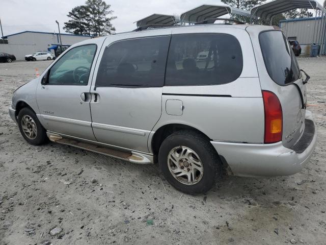 4N2XN11T6YD836671 - 2000 NISSAN QUEST SE SILVER photo 2