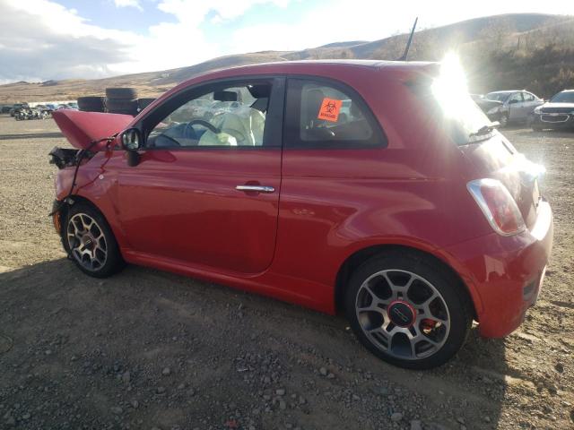 3C3CFFBR7CT357603 - 2012 FIAT 500 SPORT RED photo 2