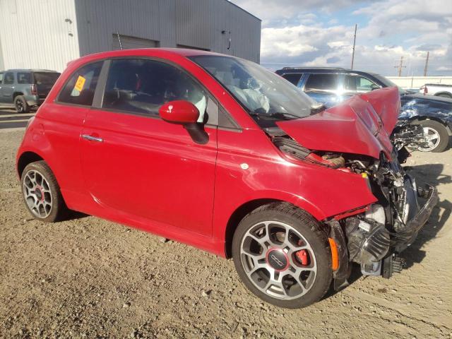 3C3CFFBR7CT357603 - 2012 FIAT 500 SPORT RED photo 4