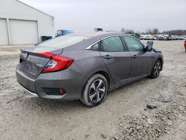 19XFC2F60ME000828 - 2021 HONDA CIVIC LX GRAY photo 3