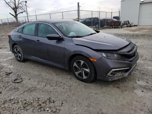 19XFC2F60ME000828 - 2021 HONDA CIVIC LX GRAY photo 4