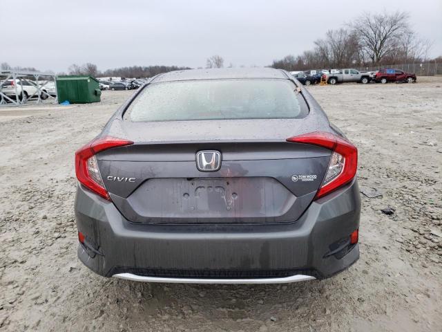 19XFC2F60ME000828 - 2021 HONDA CIVIC LX GRAY photo 6