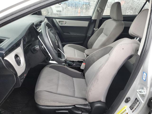 5YFBURHE6HP696527 - 2017 TOYOTA COROLLA L SILVER photo 7