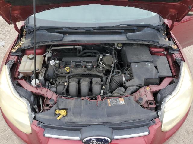 1FADP3F22EL270477 - 2014 FORD FOCUS SE BURGUNDY photo 11