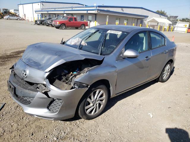 JM1BL1W82C1680288 - 2012 MAZDA 3 I SILVER photo 1