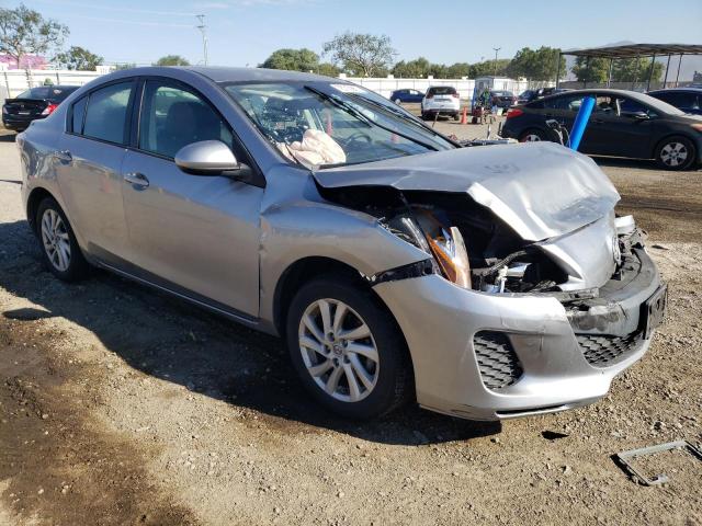 JM1BL1W82C1680288 - 2012 MAZDA 3 I SILVER photo 4