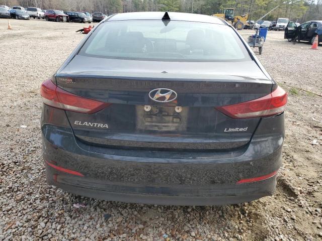 KMHD84LF6HU064819 - 2017 HYUNDAI ELANTRA SE BLACK photo 6