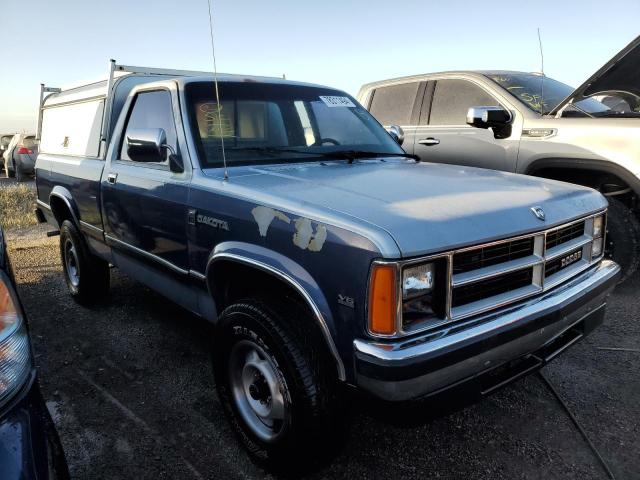 1B7GG26X9KS021432 - 1989 DODGE DAKOTA BLUE photo 4