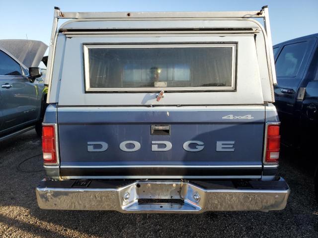 1B7GG26X9KS021432 - 1989 DODGE DAKOTA BLUE photo 6