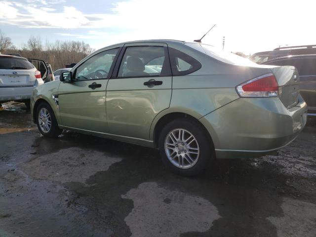 1FAHP35N58W211973 - 2008 FORD FOCUS SE GREEN photo 2