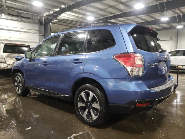 JF2SJARC4HH583115 - 2017 SUBARU FORESTER 2.5I LIMITED BLUE photo 2