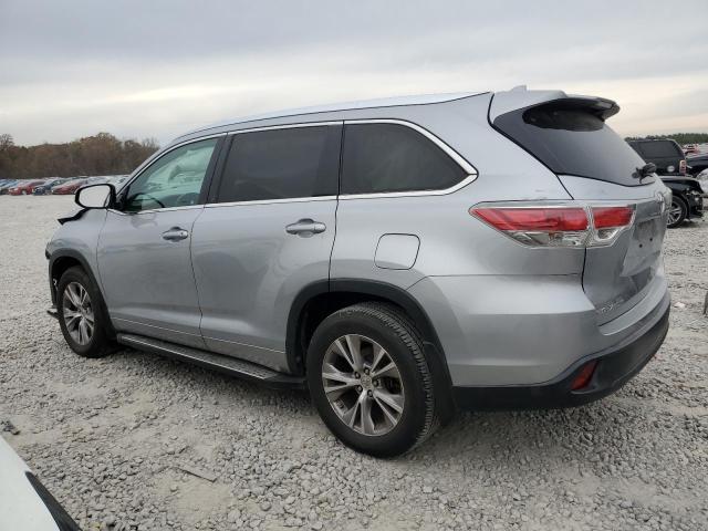 5TDKKRFH4ES010023 - 2014 TOYOTA HIGHLANDER XLE GRAY photo 2