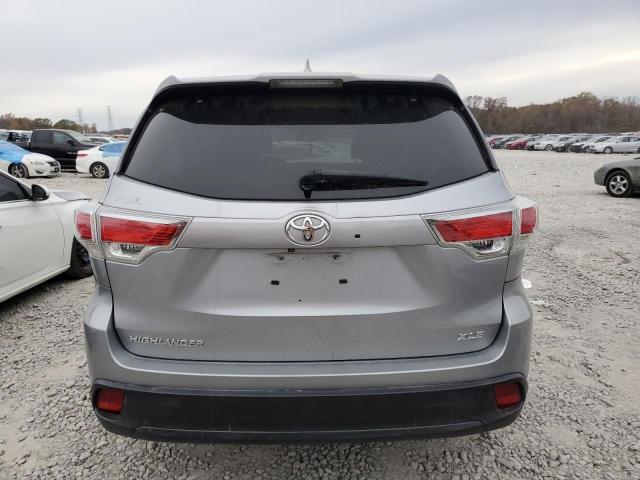 5TDKKRFH4ES010023 - 2014 TOYOTA HIGHLANDER XLE GRAY photo 6