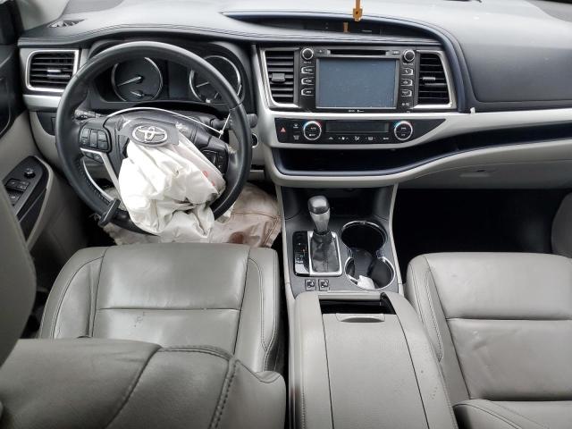 5TDKKRFH4ES010023 - 2014 TOYOTA HIGHLANDER XLE GRAY photo 8