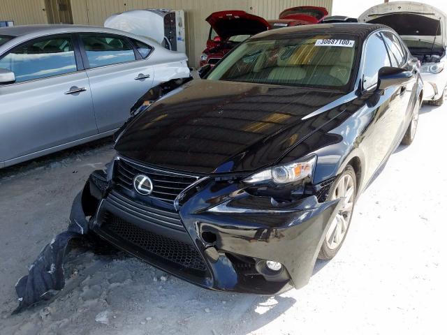 JTHBA1D25G5011093 - 2016 LEXUS IS 200T BLACK photo 2