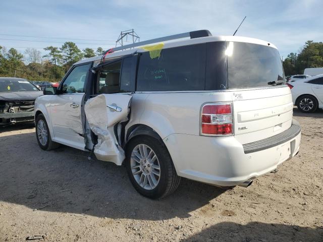 2FMGK5C86KBA27854 - 2019 FORD FLEX SEL WHITE photo 2