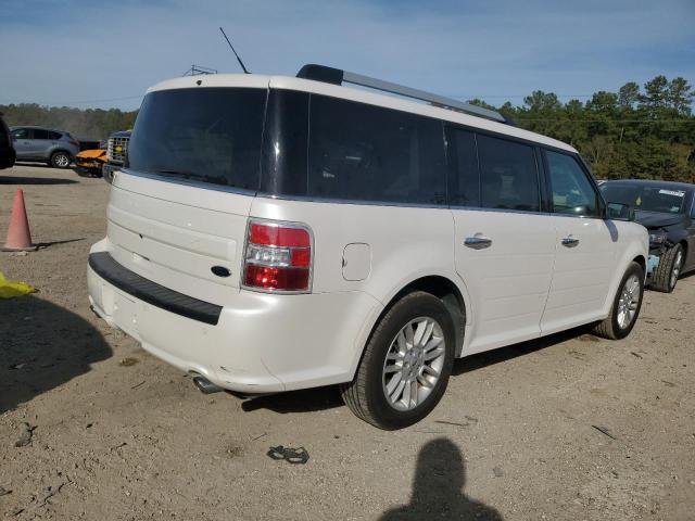 2FMGK5C86KBA27854 - 2019 FORD FLEX SEL WHITE photo 3