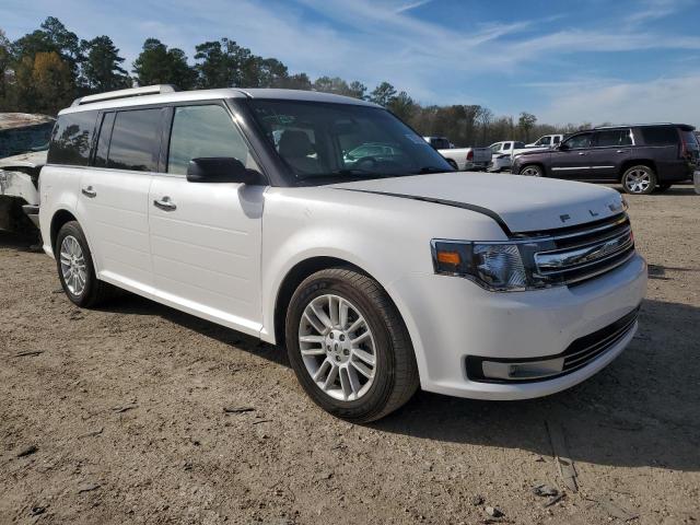 2FMGK5C86KBA27854 - 2019 FORD FLEX SEL WHITE photo 4