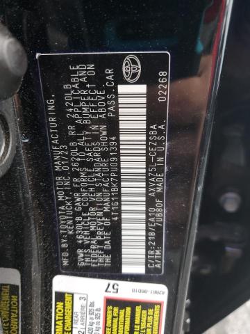 4T1G11BK7PU091394 - 2023 TOYOTA CAMRY SE NIGHT SHADE BLACK photo 12