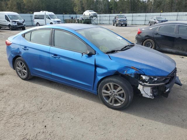 5NPD84LF3JH269986 - 2018 HYUNDAI ELANTRA SEL BLUE photo 4