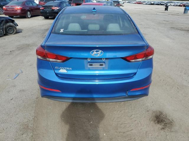 5NPD84LF3JH269986 - 2018 HYUNDAI ELANTRA SEL BLUE photo 6