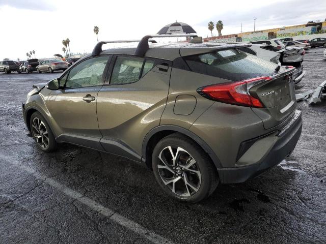 JTNKHMBX5M1108404 - 2021 TOYOTA C-HR XLE GRAY photo 2