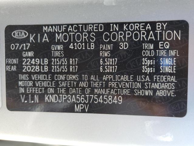 KNDJP3A56J7545849 - 2018 KIA SOUL + SILVER photo 14