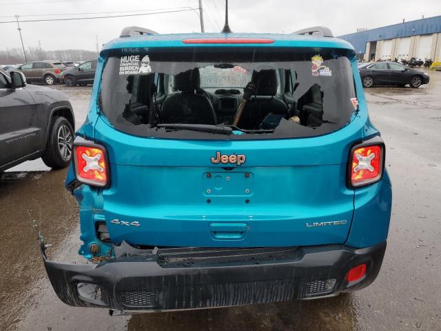 ZACNJBD18LPL98944 - 2020 JEEP RENEGADE LIMITED BLUE photo 6