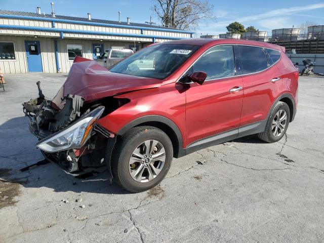 5XYZT3LB6GG375831 - 2016 HYUNDAI SANTA FE S RED photo 1