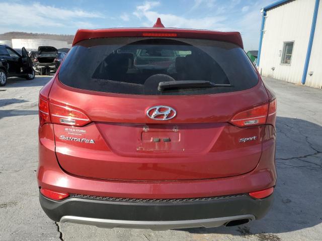 5XYZT3LB6GG375831 - 2016 HYUNDAI SANTA FE S RED photo 6