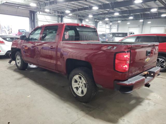 3GCUKREC6JG560850 - 2018 CHEVROLET SILVERADO K1500 LT BURGUNDY photo 2