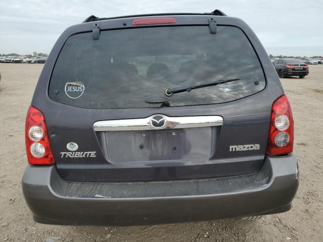 4F2YZ02Z55KM63977 - 2005 MAZDA TRIBUTE I CHARCOAL photo 6